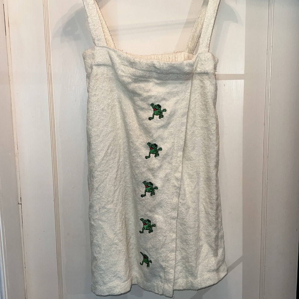 Vintage Sarah Bentley towel wrap bathrobe bath towel